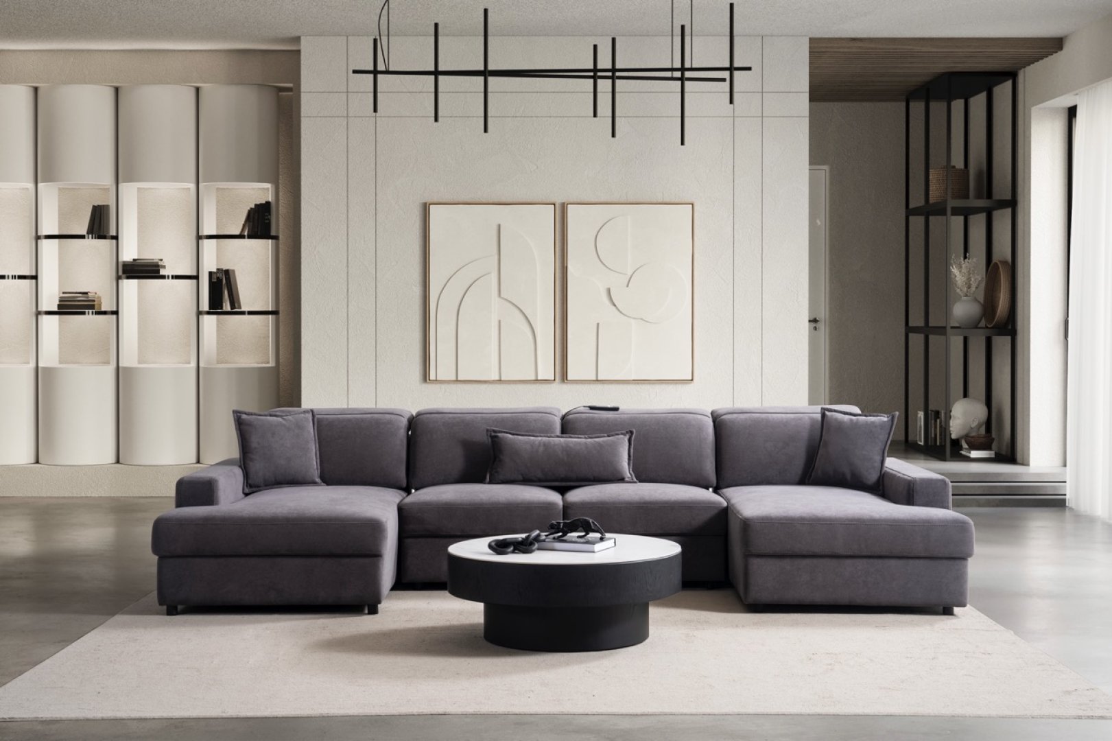 Como Çift Dinlenmeli Köşe Takımı – Konfor Odaklı Modern Köşe Yerleşimleri