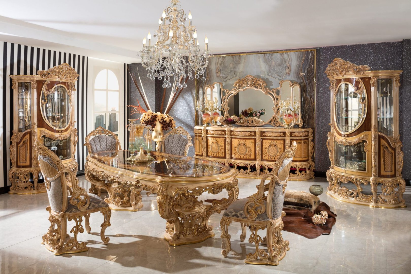 Barbaros Klasik Luxury Yemek Odası