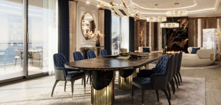 Lüks Konutlarda Yemek Odası Tasarım İlkeleri Nelerdir?