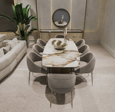 Lüks Yemek Odası Tasarımında Masa ve Sandalye Seçimi Nasıl Yapılmalıdır?