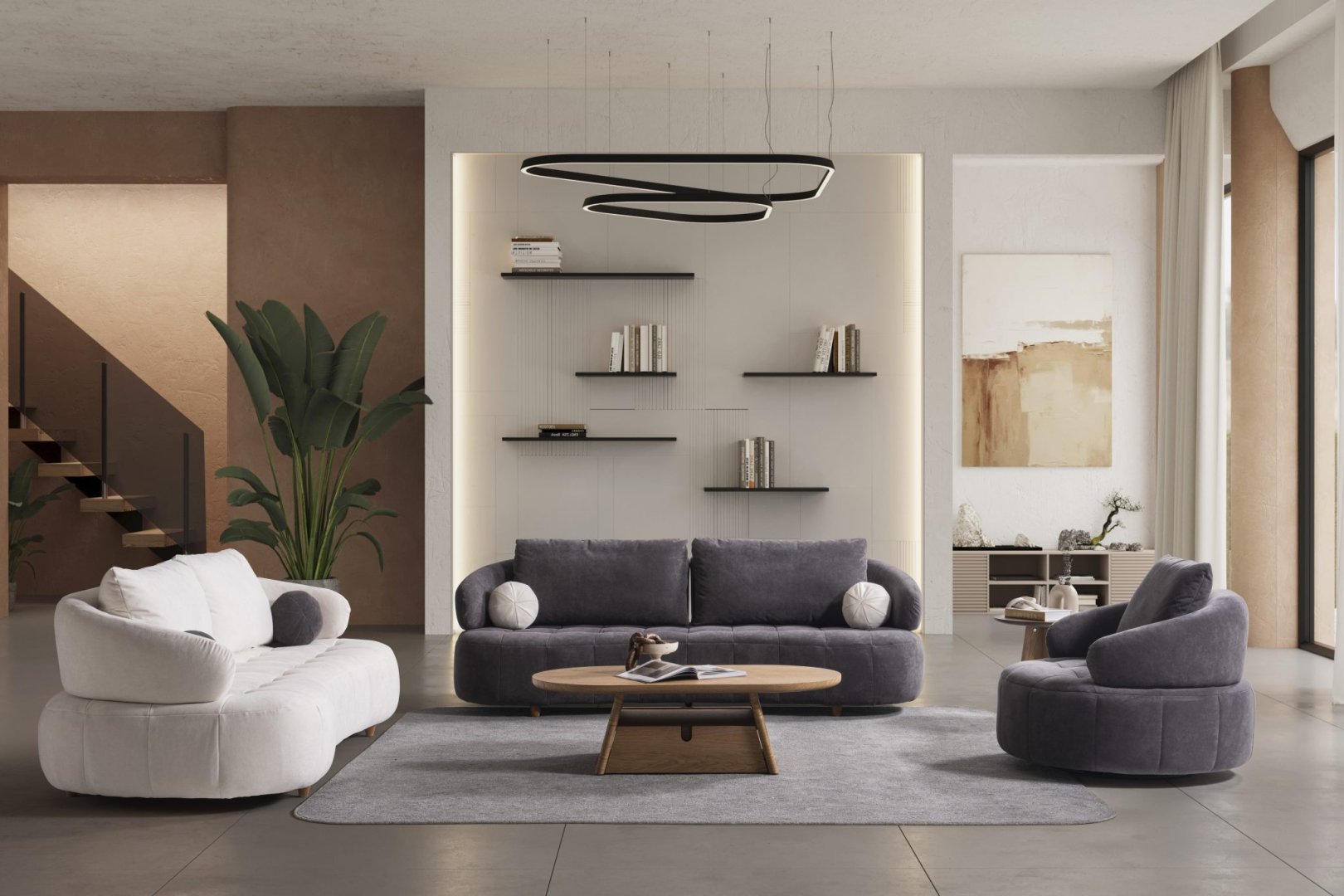 Boston Modern Salon Takımı 