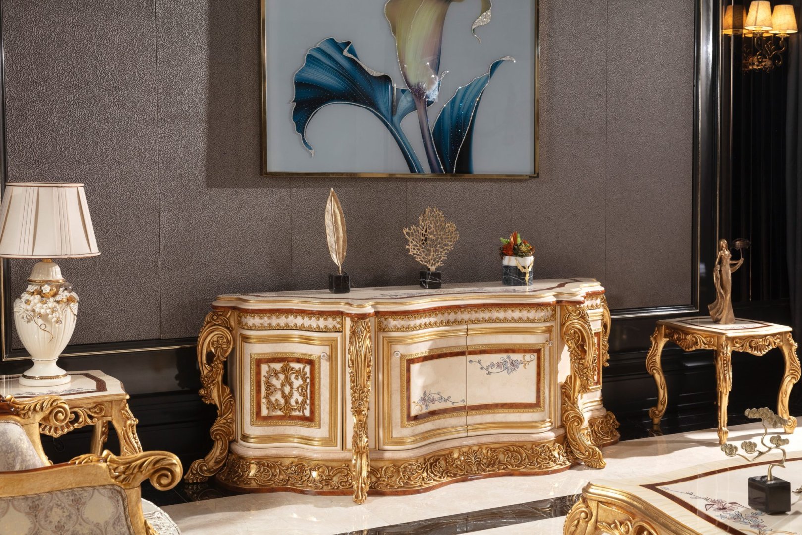 Perla Classic Luxury TV Ünitesi