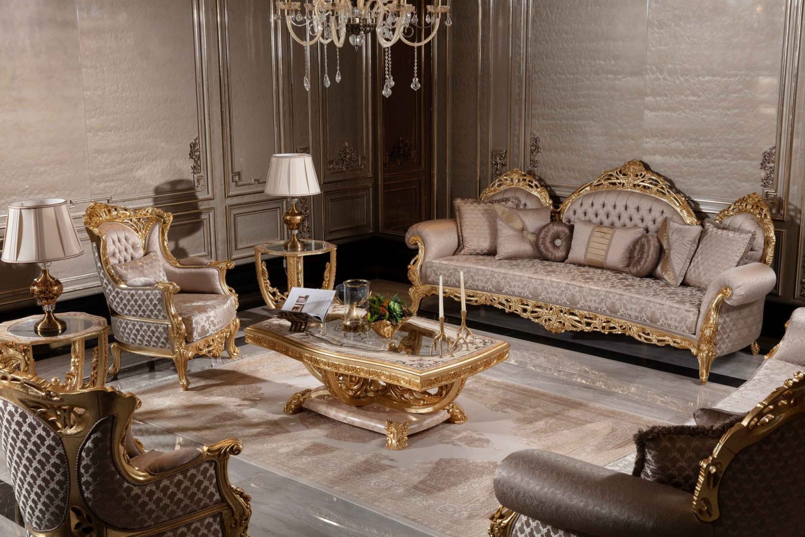 Talya Klasik Koltuk Takımı