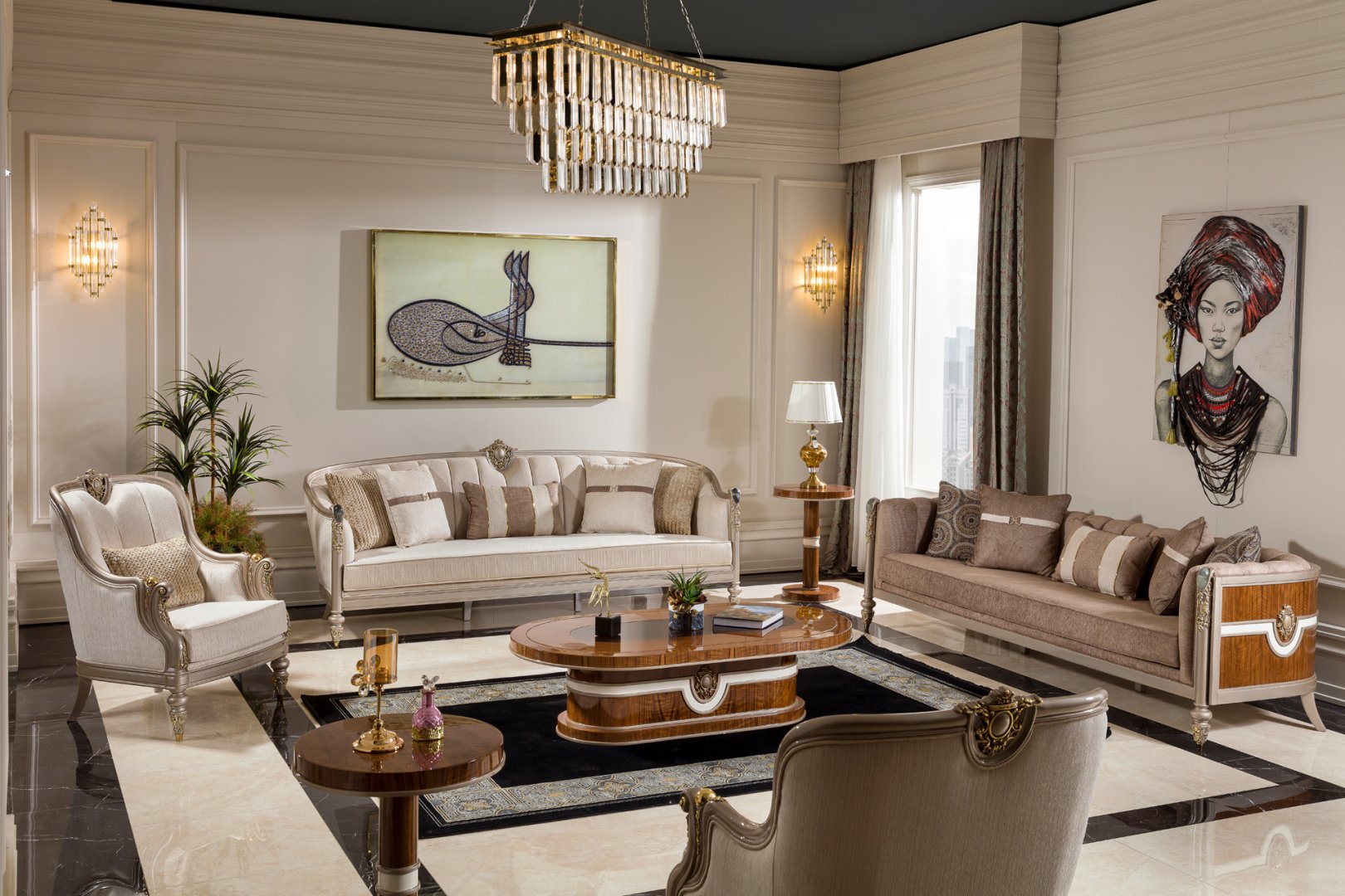 Ayman Modern Lüks Koltuk Takımı