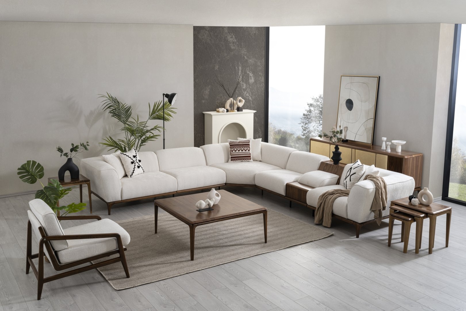 Lotus Köşe Koltuk Takımı 